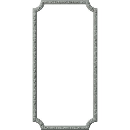 Ekena Millwork 31-in. W x 62-in. H Sussex Floral Panel Moulding Kit Single Panel PMLKSU31X62A